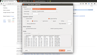 Reading in Google Finance data in LibreOffice Calc Reading in Google Finance data in LibreOffice Calc